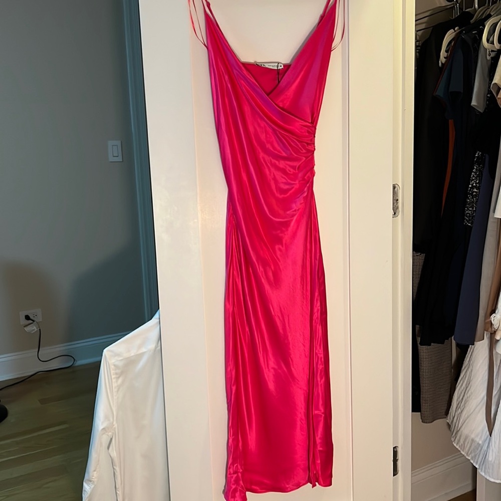 New Pink Silky dress